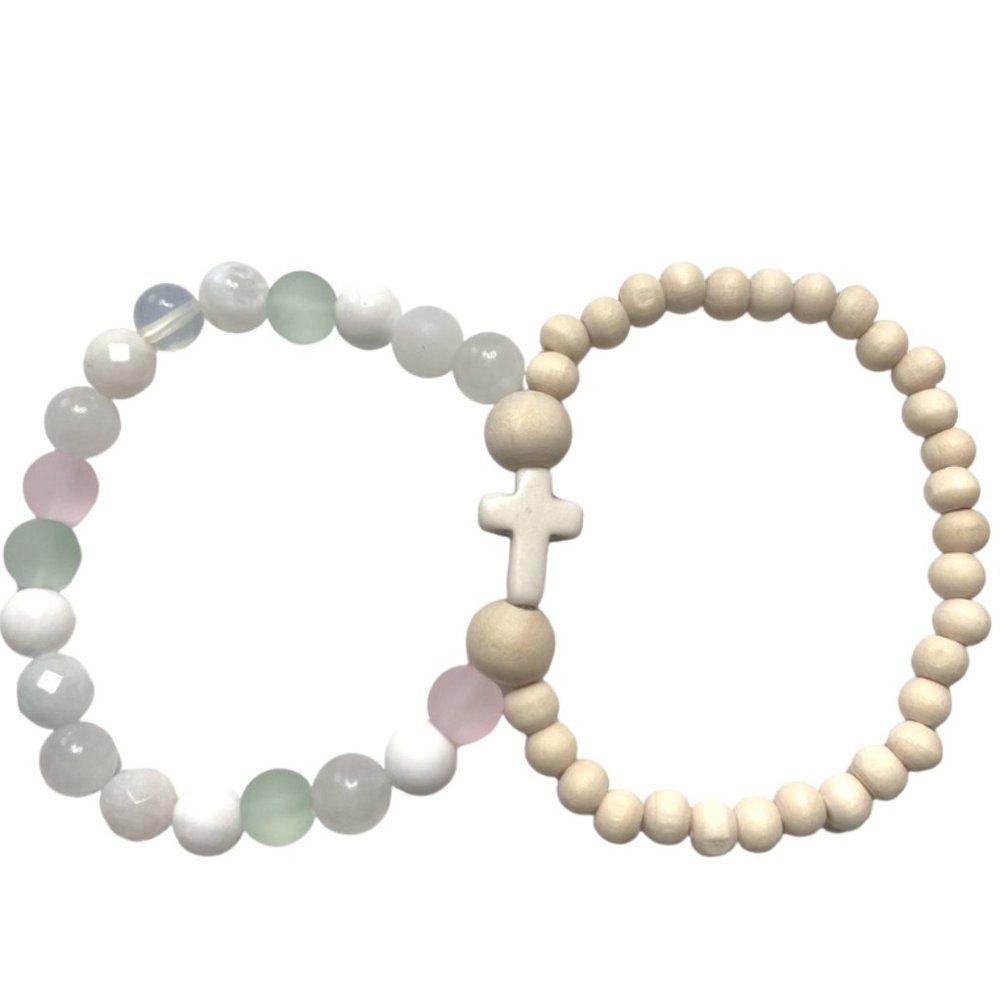 “Eternity & Jesus ” Simply Swank Essential Oil Diffuser Bracelet
